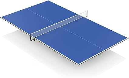 Ping Pong Table Top, 8X4 FT Foldable Table Tennis Table for Billiard and Pool Tables, Indoor Outdoor Table Tennis Conversion Top with Net & Premium Foam Padding - Perfect for Family Game Rooms
