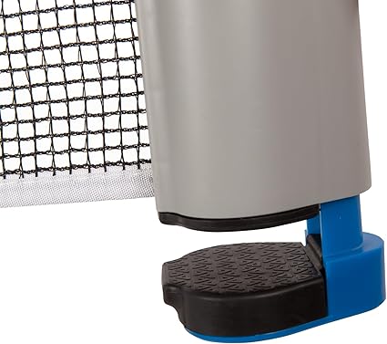 Anywhere Table Tennis: Ping Pong Paddles, Balls, and Portable Net & Post Set To Go, 10.1"L x 10.1"W x 3.2"H
