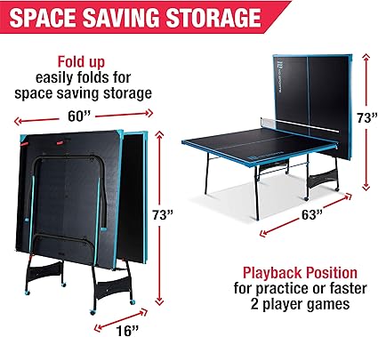 Sports Table Tennis Tables Multiple Styles Ping Pong Tables, Foldable for Easy Storage with Nets Included, Perfect for Family Game Rooms